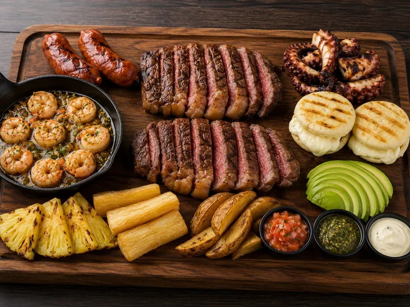 Parrilla Mar y Tierra Latinos para 2