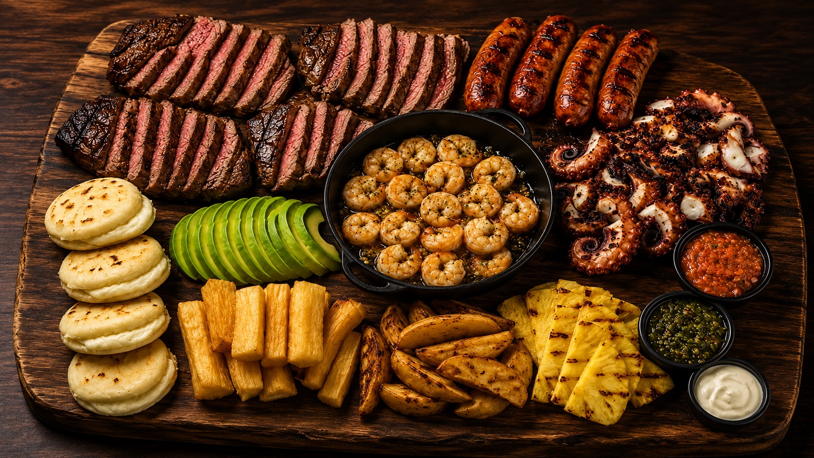 Surf and Turf Mixed Grill for Four